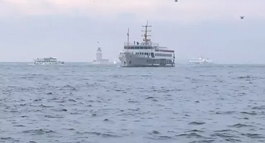 İstanbul'da hava şartları vapur seferlerini etkiledi