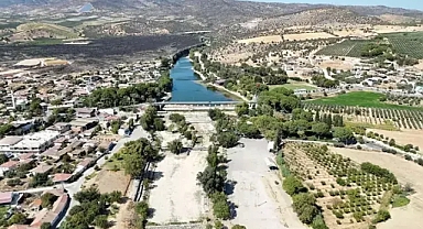 Kuruma noktasına gelmişti, Gediz Nehri yağışlar sonrası yeniden canlandı