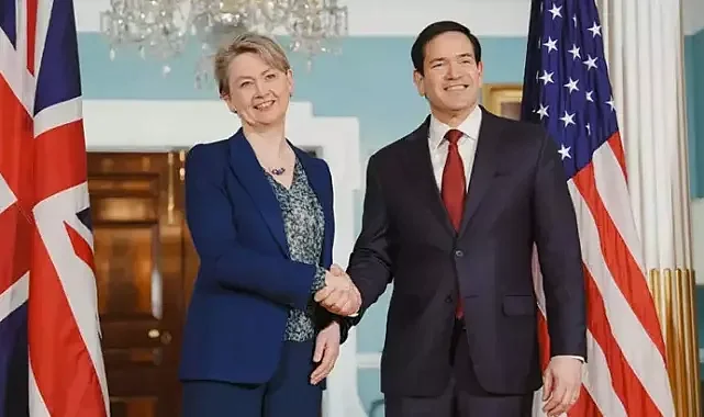 Marco Rubio, İngiltere Dışişleri Bakanı Yvette Cooper ile Washington'da görüştü
