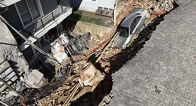 Menemen'de çöken istinat duvarı,dava konusu oldu 