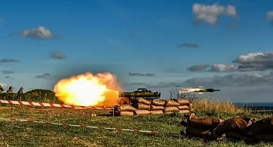 MSB: Çanakkale'de tank savarlar ile tatbikat ateşleri gerçekleştirildi