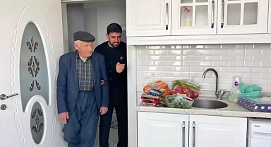 Sağanak yağışta evi yıkılan ailenin elinden tutuldu
