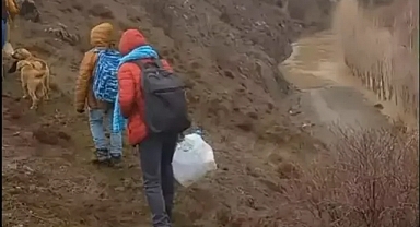 Sivas'ta Yıldız Irmağı taştı 