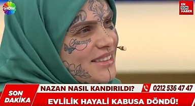 Yüzündeki dövmeler dikkat çekti