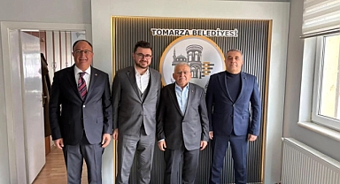 Başkan Büyükkılıç ile AK Parti İl Başkanı Okandan'dan Osman Koç'a ziyaret