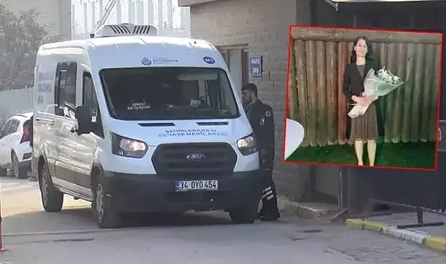 Çekmeköy'de okulda bıçaklanarak öldürülen öğretmenin cenazesi Adli Tıp Kurumundan alındı