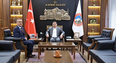 Çevre, Şehircilik ve İklim Değişikliği İl Müdürü Öztürk’ten Vali Çiçek’e ziyaret