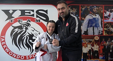 DOWN SENDROMLU BÜŞRA'NİN SPORDAKİ AZMİ