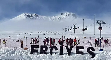 Erciyes'te bayram telaşı