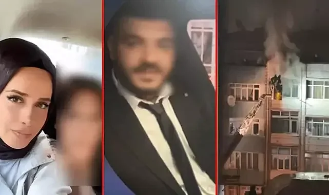 Fatih'te eşini öldürüp evi ateşe veren şüpheli tutuklandı