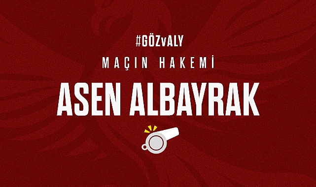 Göztepe maçına sürpriz atama!