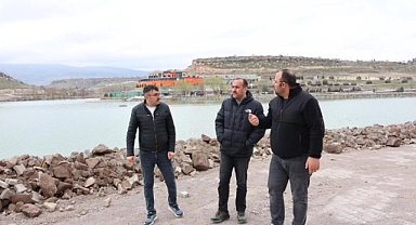 İncesu Marina’da çevre düzenleme çalışmaları hız kazandı