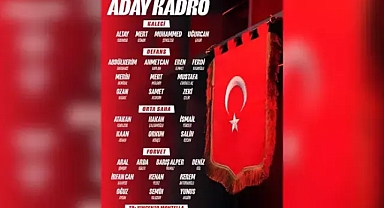 Kadro belli oldu: A Milli takım Romanya'yı konuk edecek!