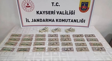 Kayseri'de 192 bin dolarlık sahte banknot ele geçirildi