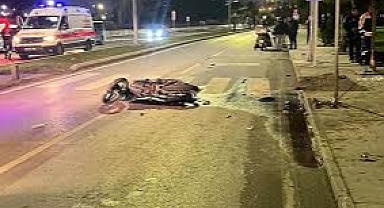 Motorsiklet tutkusu hayatına mal oldu