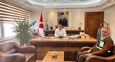 Yeşilay Şube Başkanı Kafalı'dan Kaymakam Gültekin’e ziyaret