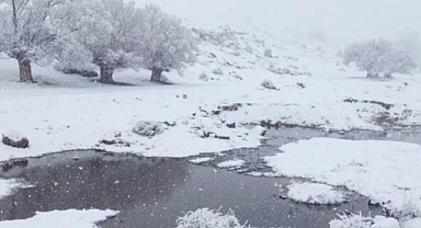 3 ilçede kar yağışı etkili oldu