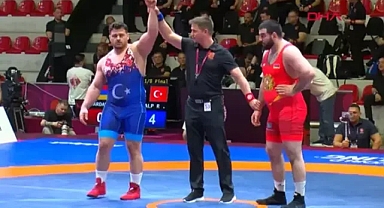 Avrupa şampiyonu Kayaalp, Ermeni rakibini yere serdi!