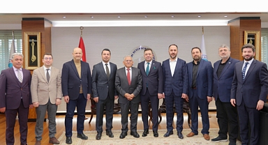 BAŞKAN BÜYÜKKILIÇ, KAYSERİ OSB YÖNETİMİNİ KONUK ETTİ