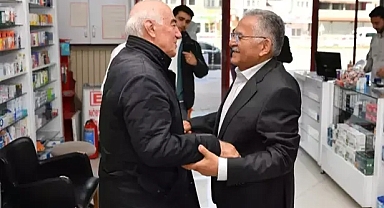 Başkan Büyükkılıç’tan esnaf ziyareti