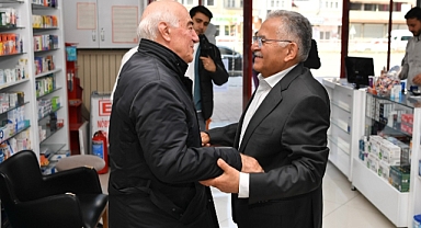 BAŞKAN BÜYÜKKILIÇ’TAN ESNAF ZİYARETLERİ