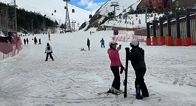 Bu merkezde kayağın mevsimi yok