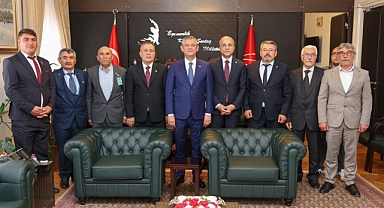 CHP Akkışla teşkilatından Özgür Özel’e ziyaret