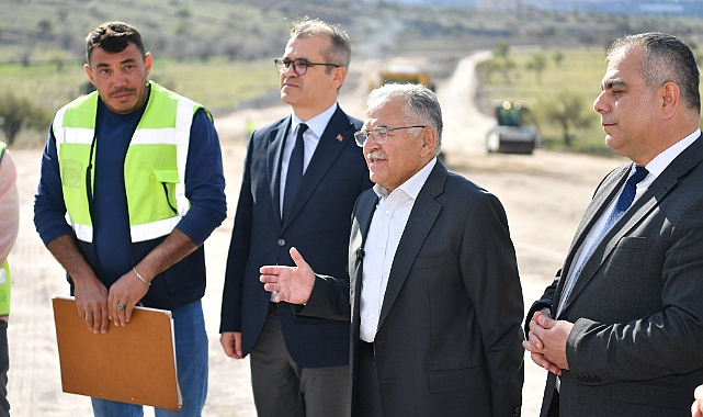 Gökkent'te 5 Kilometrelik Ana Arteri İnceleyen Başkan Büyükkılıç: 