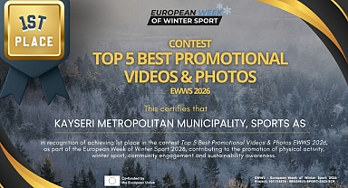 KAYSERİ BÜYÜKŞEHİR, SPOR A.Ş. İLE “AVRUPA” BİRİNCİSİ