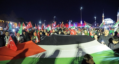 Kayseri’de “Filistin’i Unutma Yürüyüşü” düzenlendi