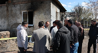 Kayseri’de müstakil evde yangın