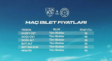 Kayserispor-Çaykur Rizespor maçının biletleri satışa sunuldu