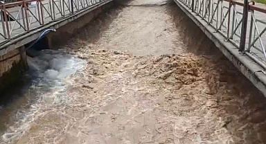 Kocaçay Deresi’nde debi yükseldi