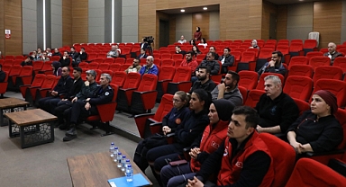 Melikgazi Personeli Olası Yangınlara Karşı Bilgilendirildi
