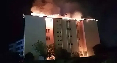 Nazilli Fen Lisesi’nin pansiyon bölümünde yangın çıktı, 46 öğrenci tahliye edildi