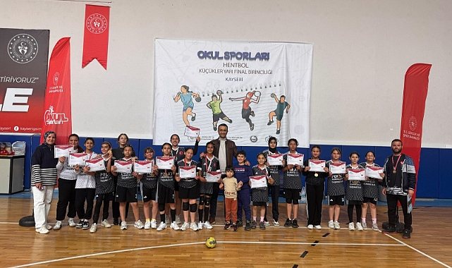 Okul Sporları Hentbol Küçükler yarı final birinciliği müsabakaları tamamlandı