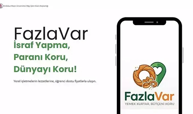 Samsun'dan gıda israfı için yerli yazılım