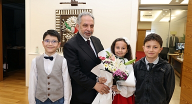 	TALAS’TA KÜÇÜK BAŞKAN BÜYÜK MESAJLAR VERDİ