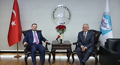 Başkan Büyükkılıç, Bakan Gürlek'i ağırladı: 