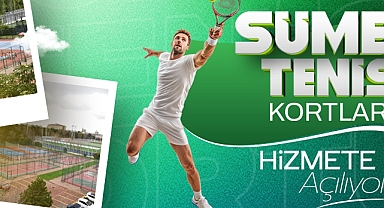 Büyükşehir Spor a.ş. Sümer Tenis Kortlarını hizmete açtı
