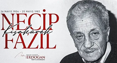 Cumhurbaşkanı Erdoğan, Necip Fazıl'ı ölüm yıldönümün de andı!