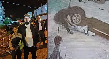 Ezilmekten kurtarılan Hamza, kahramanıyla buluştu