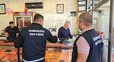 Kocasinan'da kurban bayramı öncesi kasaplar sıkı mercek altında!