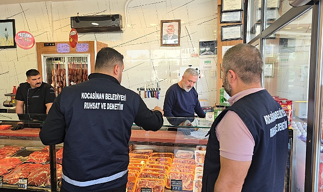 Kocasinan'da kurban bayramı öncesi kasaplar sıkı mercek altında!