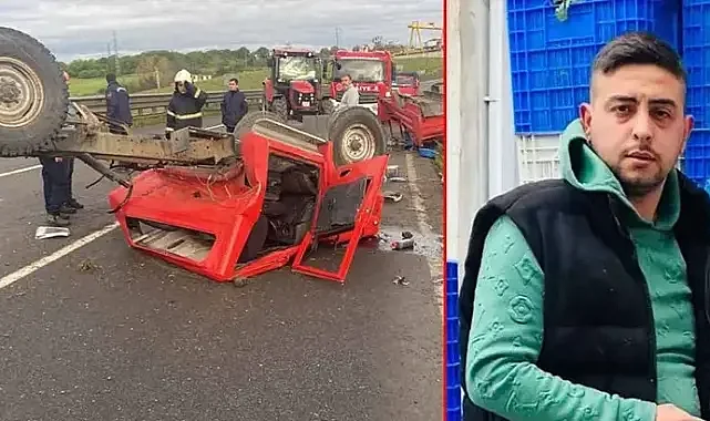 Refüje çarpan kamyonetin sürücüsü Tuncay, hayatını kaybetti