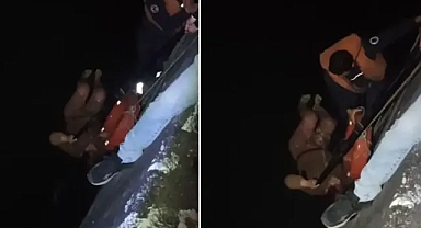Seyhan Nehri'ne düşen kadını itfaiye ekibi kurtardı