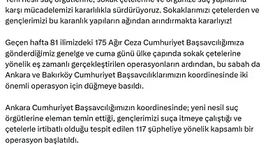 Bakan Gürlek: 