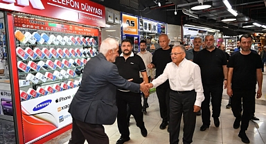 Başkan Büyükkılıç'tan Yeraltı Çarşısı'na ziyaret