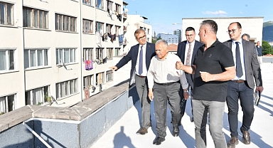 Başkan Büyükkılıç, Tarihi Kayseri Mahallesi'nde 3.etap çalışmalarını yerinde inceledi