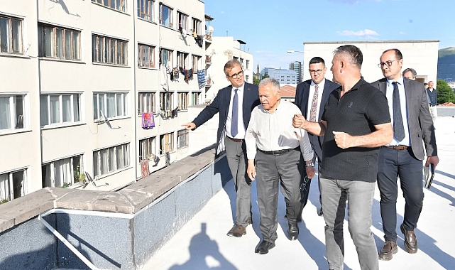 Başkan Büyükkılıç, Tarihi Kayseri Mahallesi'nde 3.etap çalışmalarını yerinde inceledi